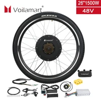 voilamart 261500w rear wheel 48v electric bicycle bike motor conversion kit hub cycling