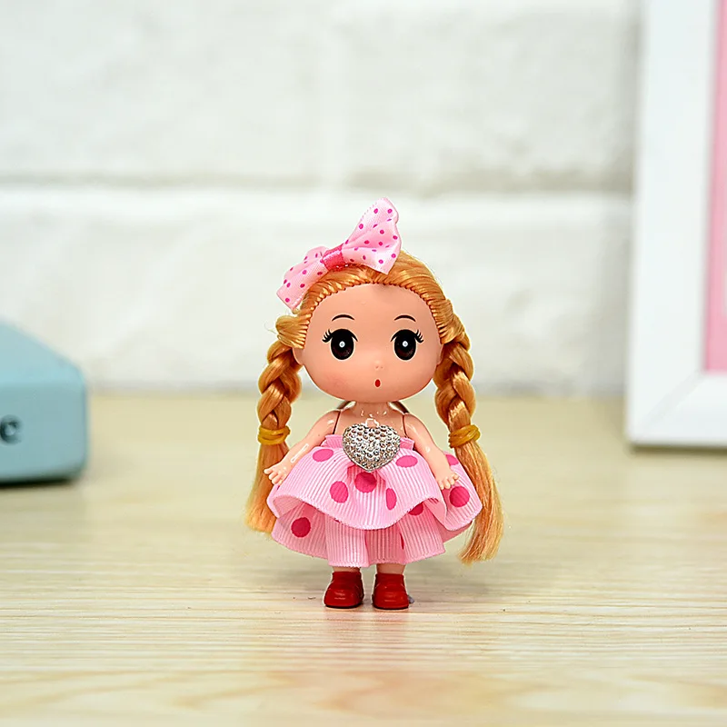 9 см в форме сердца стиле Принцесса запутанные куклы для полненьких детей ключей