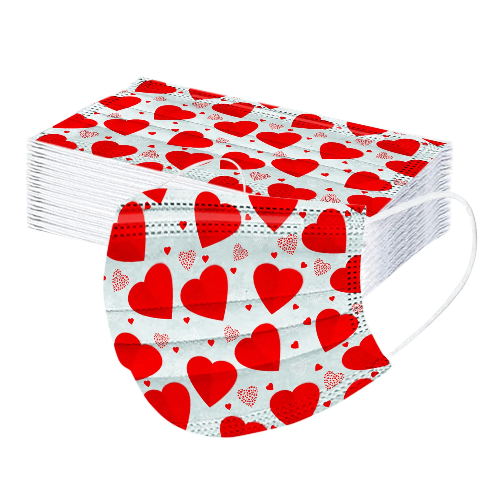 

10pcs Love Hear Mask 2022 Happy Valentine's Day Gifts Party Decoration Romantic Wedding Decoration Valentines Day Anniversary