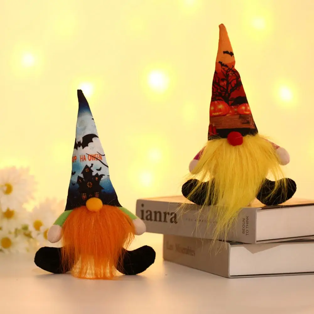 

23cm Faceless Illuminated Halloween Plush Doll Plush Toy Cute Gnome Decoration Halloween Gift For Child Kid Party Supplies