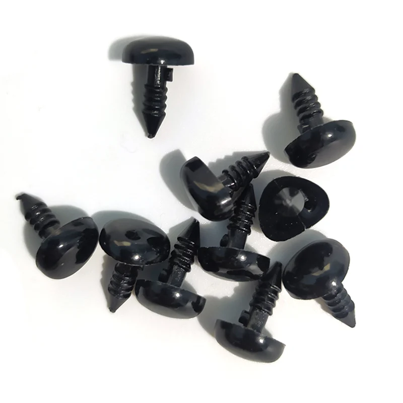 

10PCS Plastic Mini Safety Triangle Nose for Toy Doll for Dog Stuffed Animals Dolls Accessories