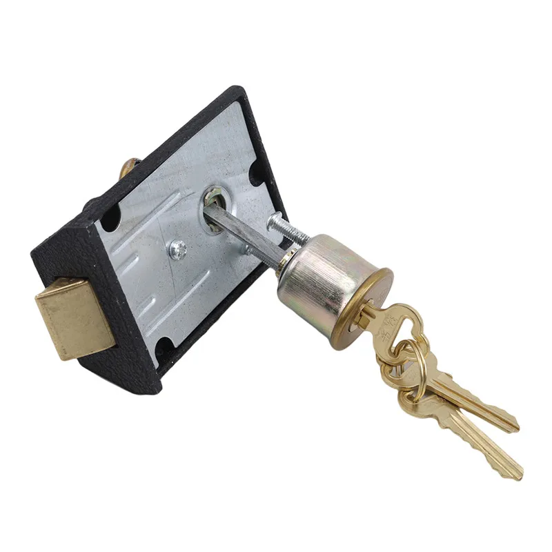Retro Door Lock Strong Deadbolt Home Security Universal Exterior Anti-theft Locks Multiple Insurance Smooth Accessory | Обустройство
