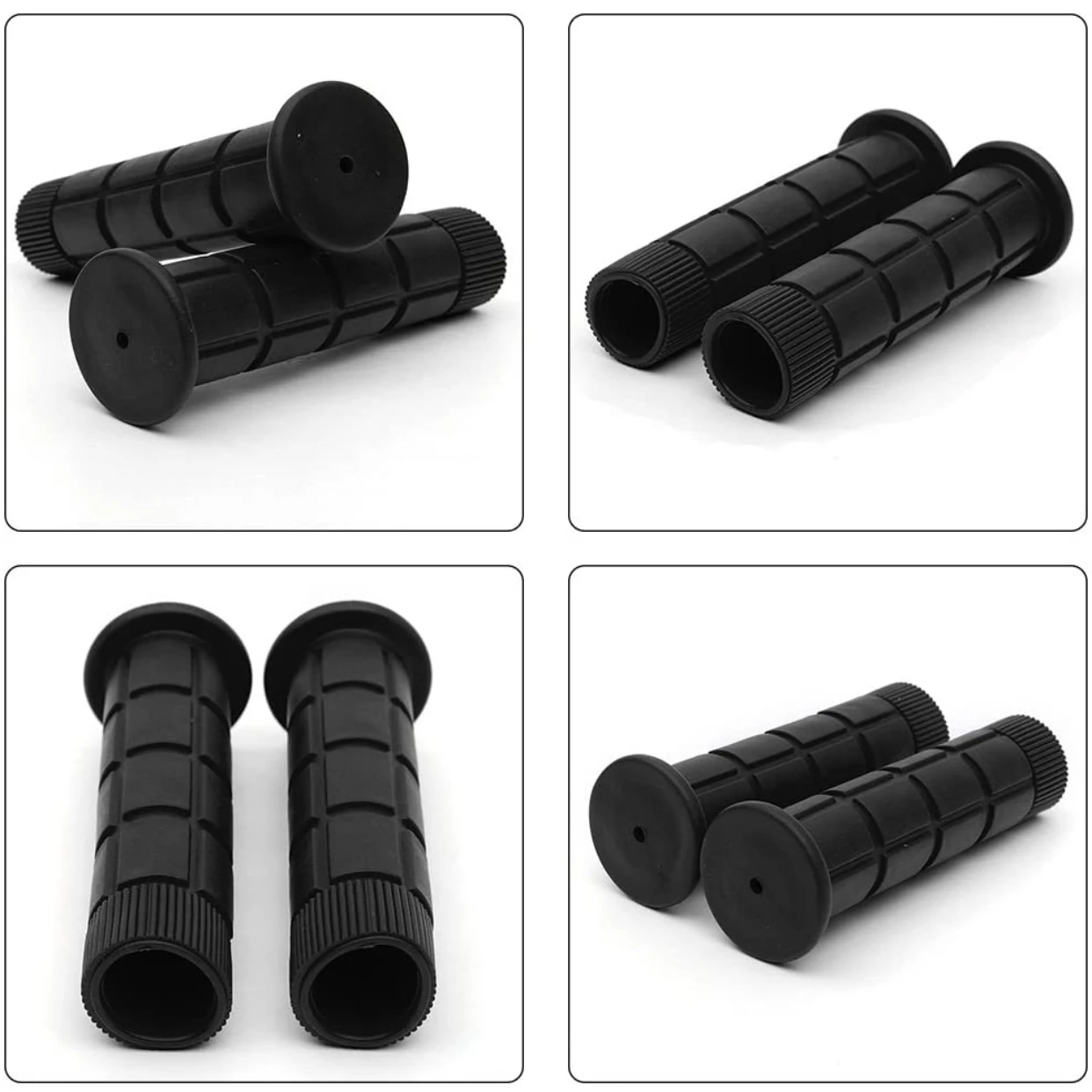 

New Handlebar Grips Bicycle Road Mountain Bike Soft Rubber Handlebar End Grips