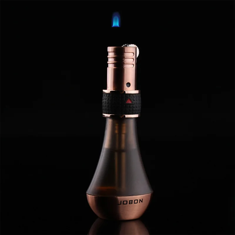 

Jobon Metal Butane Gas Flint Lighter Magic Blue Flame Grinding Wheel Lighter Cigarette Lighters Smoking Accessories Ensendedores