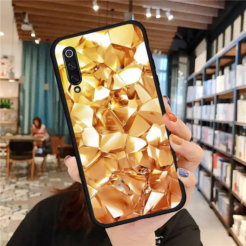 

diamond Phone Case black For Xiaomi Redmi mi note 7 8t 9 9t 9s 8 10 10t 11 pro lite K20 max 3