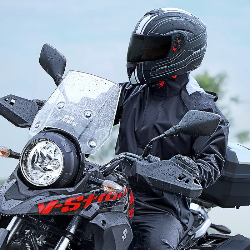 Дождевик мотоциклетный мужской водостойкий Воздухопроницаемый дождевик для