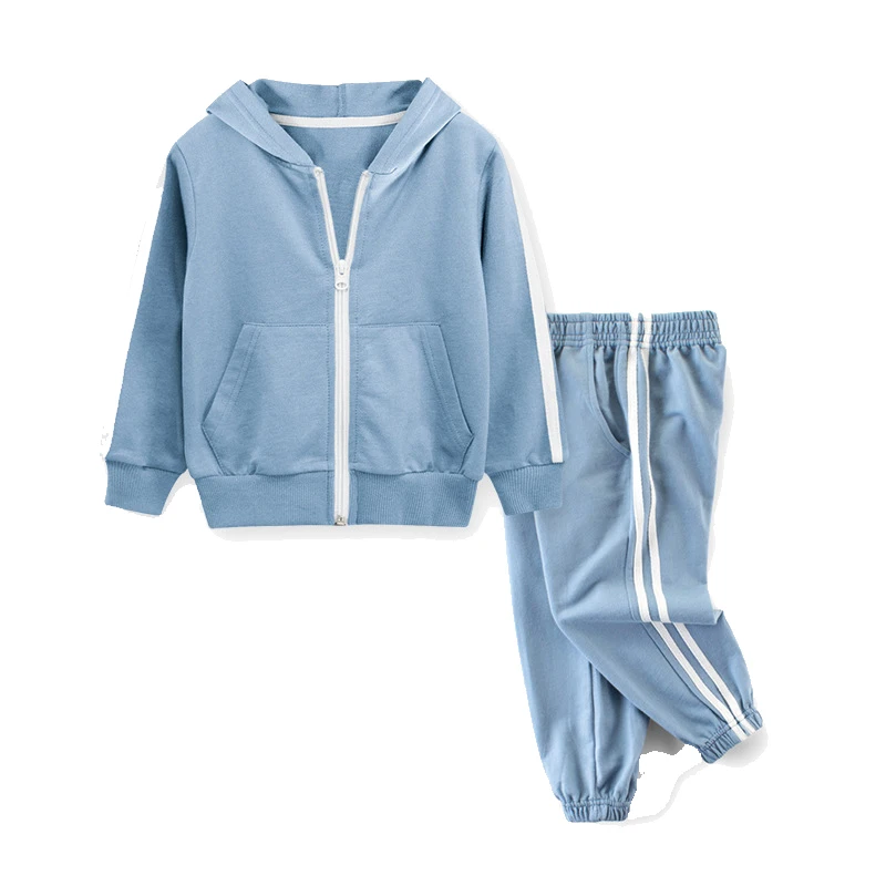 Комплект детской одежды для мальчиков 2019 Осень Дети сбоку в полоску спортивный