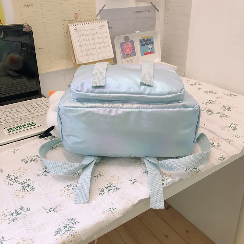 

New 2020 Student Backpacks Shoulder College Style High capacity Casual Teenager Hip Hop Personality Wild Lady Oxford For Women