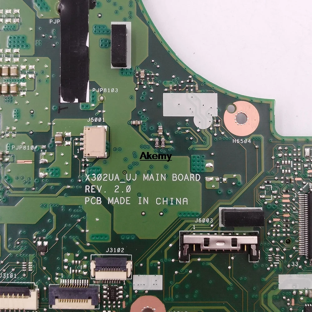 

X302UV motherboard I3-6100 CPU 4G RAM mainboard For Asus X302U X302UV X302UA laptop motherboard 90NB0BM0-R00020 Tested Workin