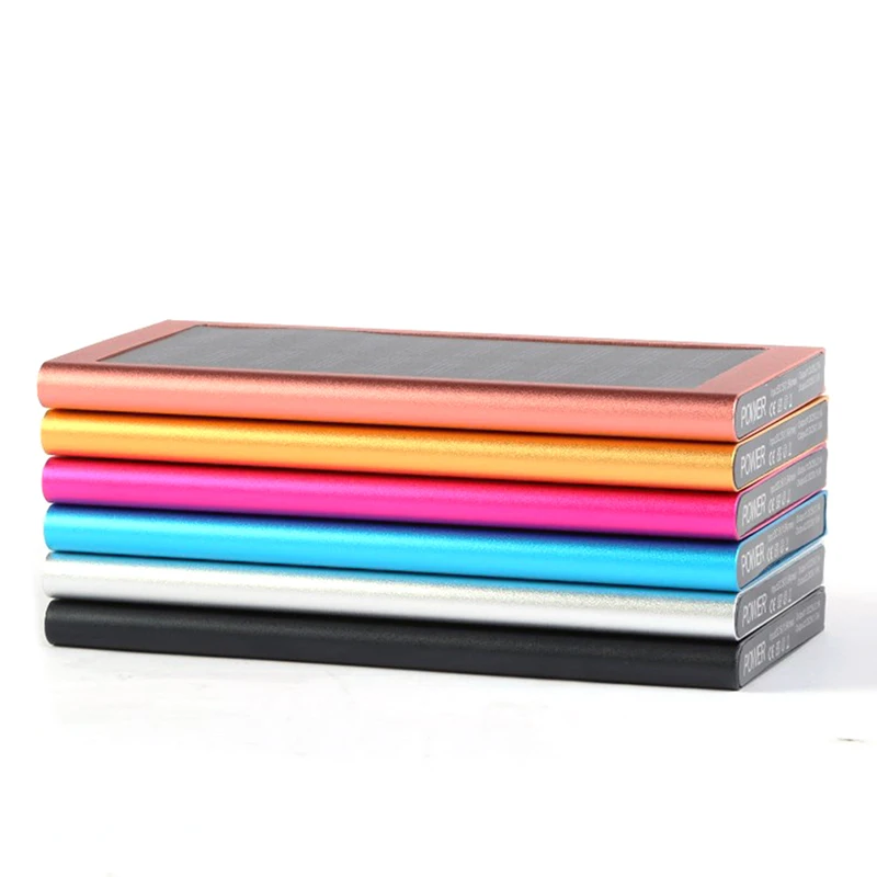 

Portable Power Bank 1* 7566121 Solar Power Bank Case DIY Box Dual USB Kit Phone Charger Flashlight 143*75*9mm