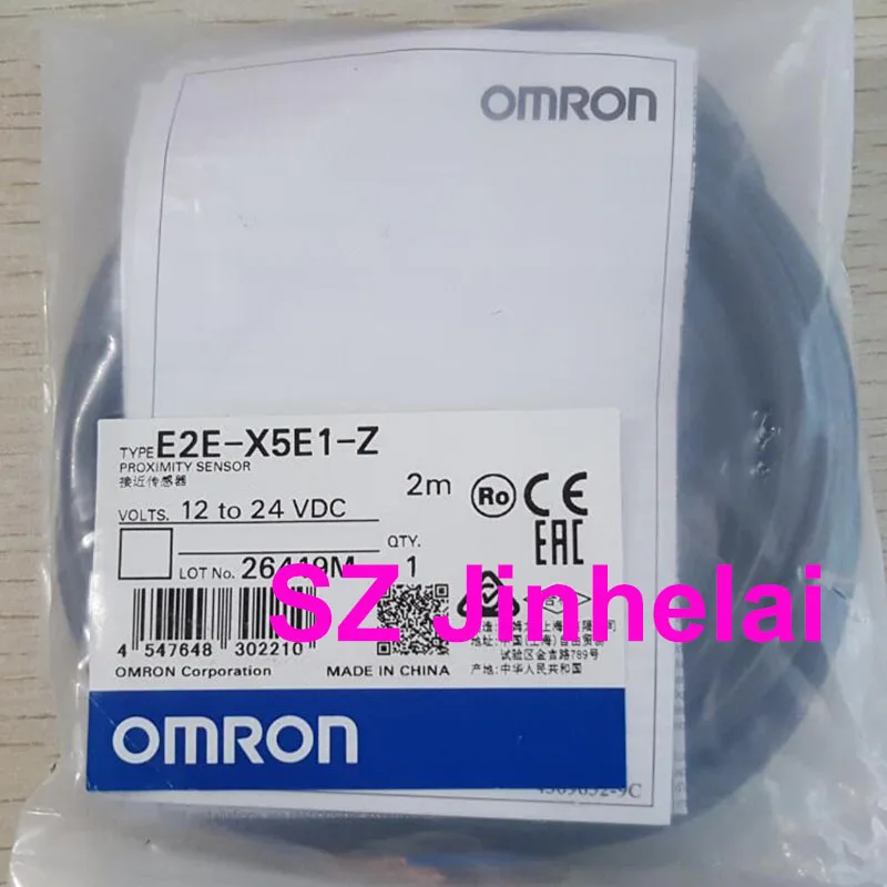 

OMRON E2E-X5E1 E2E-X5E1-Z Authentic Original Capacitive Proximity Sensor Switch Scale Sensor 2M 12-24VDC