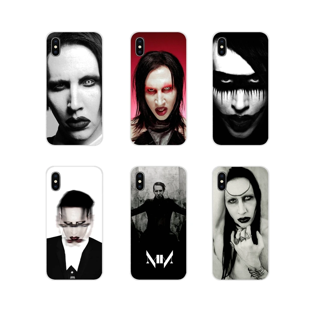 Чехлы для телефонов Samsung Galaxy S2 S3 S4 S5 Mini S6 S7 Edge S8 S9 S10E Lite Plus Marilyn Manson|Бамперы| |