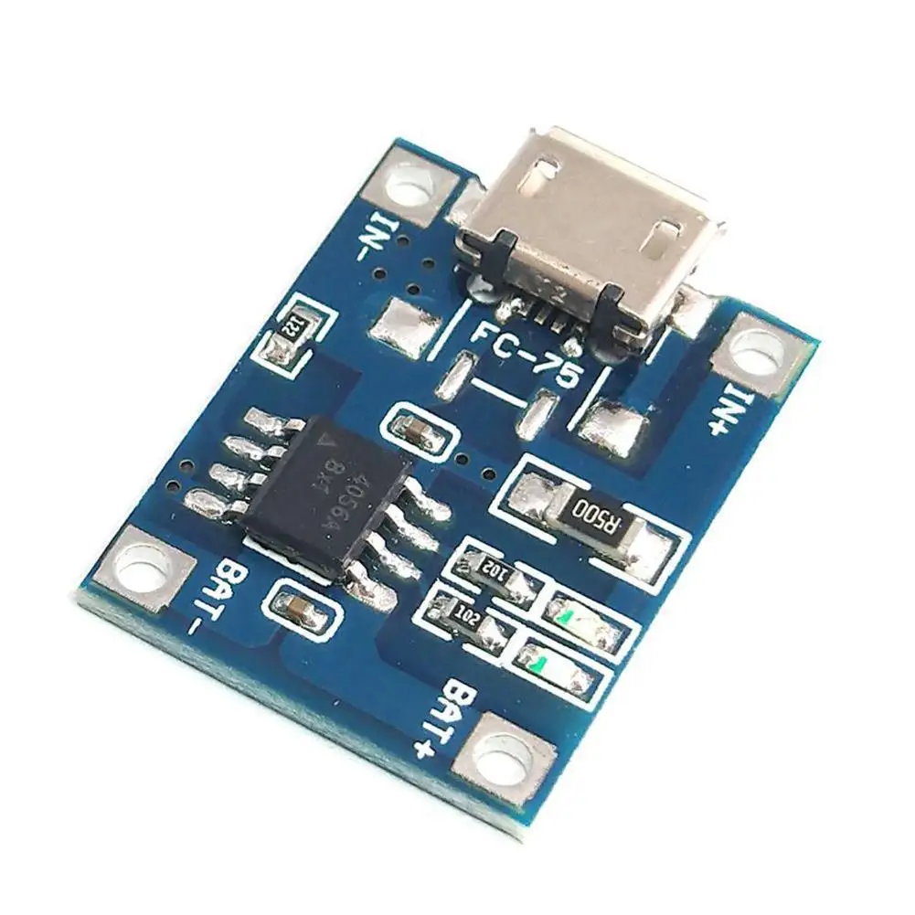 

Зарядная плата TP4056 Dual W6W8 для литиевого аккумулятора, 5 В, 1A, функция зарядного устройства, с защитой
