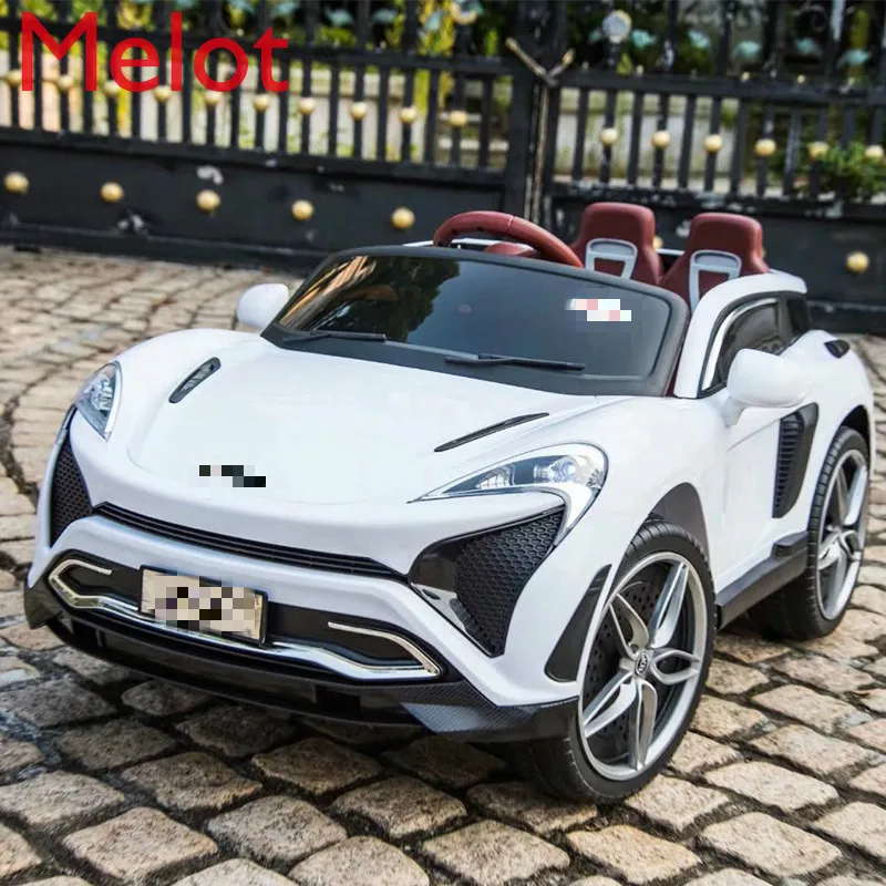 Beste Kinderen Elektrische Auto Vierwielaandrijving Speelgoed Auto Baby Wandelwagen Dubbele Oplaadbare Met Afstandsbediening Seat Suv Oversized Indoor Ruimte