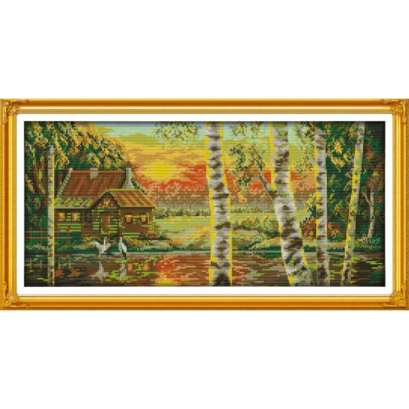 Картина для вышивки крестиком Joy Sunday Golden Sunshine 11CT14CT|Упаковка| |