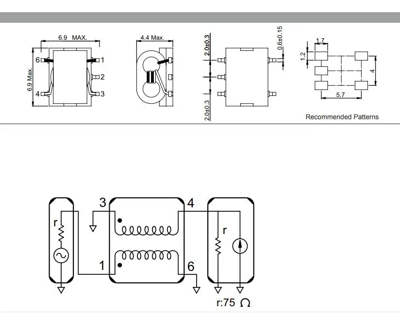 Оригинальная Новинка 100% SBT311-04 4.5Ts SMD миниатюрная радиочастотная лампа 3dB 8 ~ 600 МГц