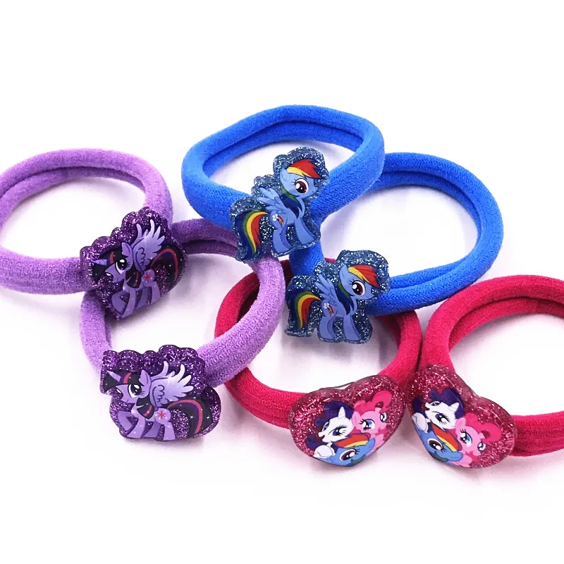 Резинка для волос в форме сердца 6 шт./лот | Аксессуары одежды