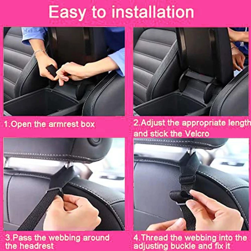

Car Net Pocket Handbag Holder Seat Back Organizer Mesh Large Capacity Bag for Purse Storage Phone Documents Pocket Barrier