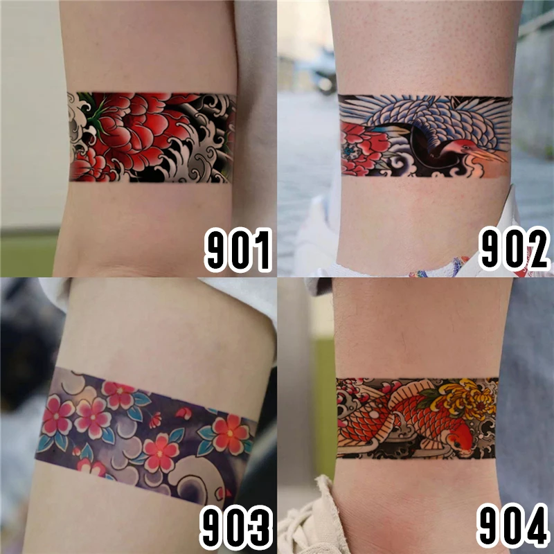 

Временные татуировки, водостойкие, этнические, тотемные, на руку, имитация татуировки, для мужчин и девочек, 10 шт./партия