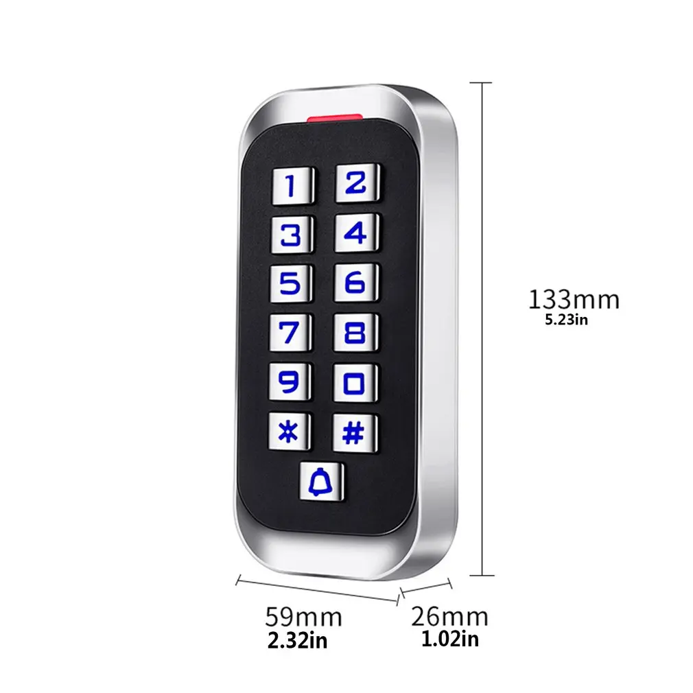 

H3 Durable Metal Password ID Version Access Control Machine Card Password Opening Anti-smashing Access Control Reader