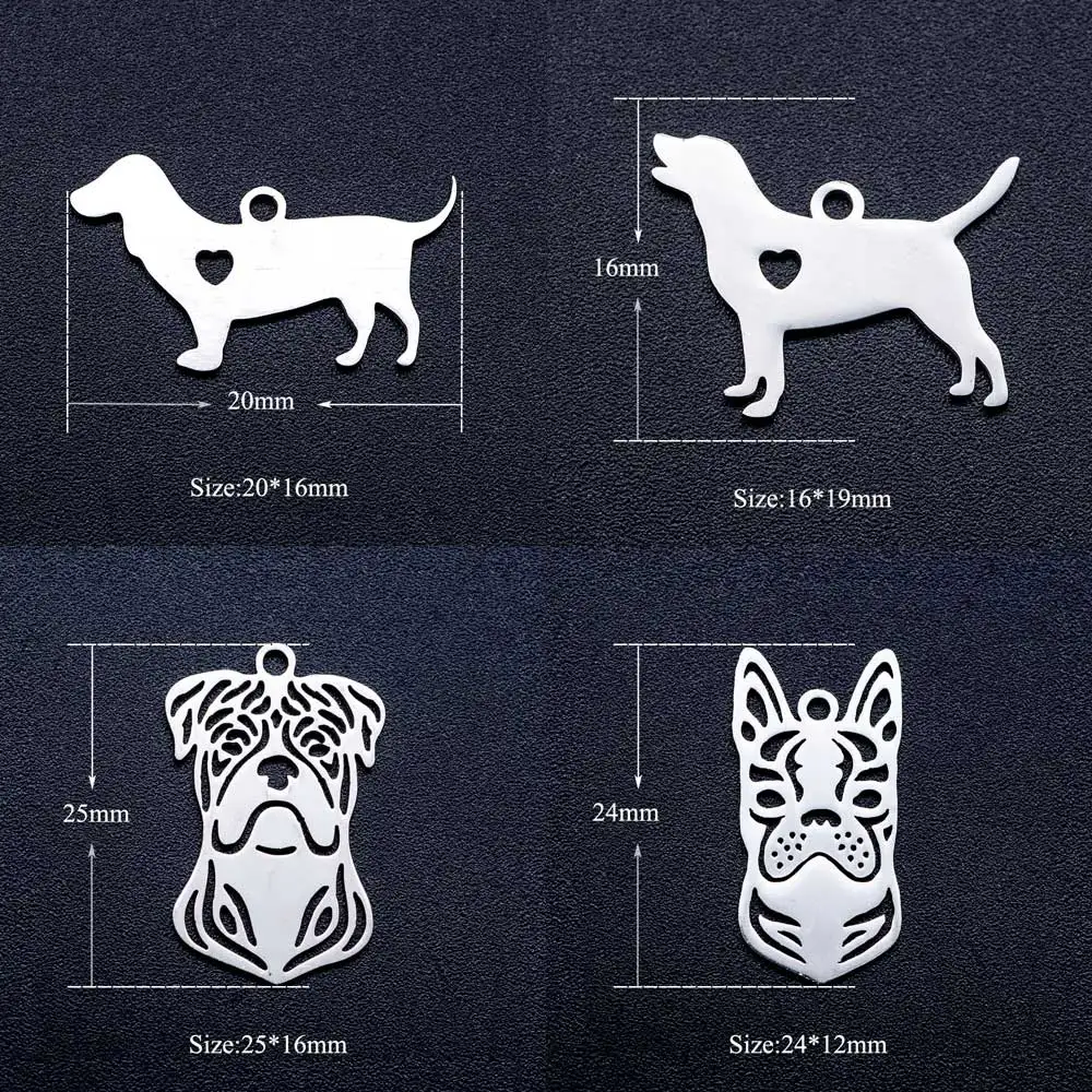 10 шт./лот высококачественные лаки для домашних собак DIY ювелирные подвески