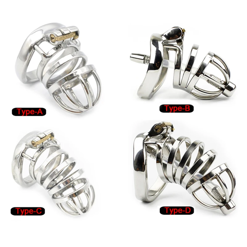 БДСМ пенис тюрьма Мужская клетка для пениса из нержавеющей стали кольцо