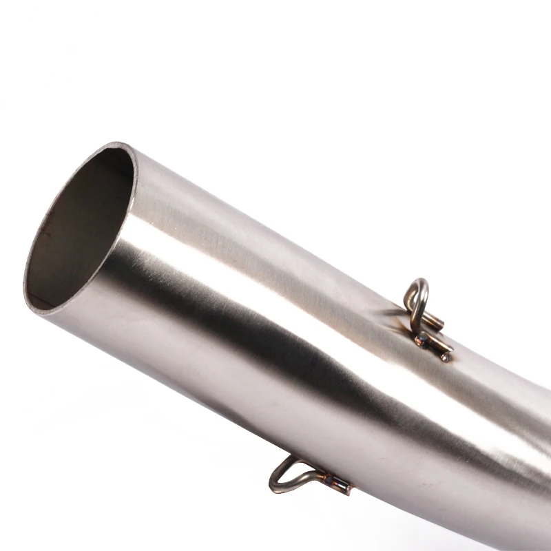 

Slip On Motorcycle Exhaust Modified Piep Middle Connect Link Piep Stainless Steel 50.8MM Exhaust Tube For Yamaha R1 1998-2003