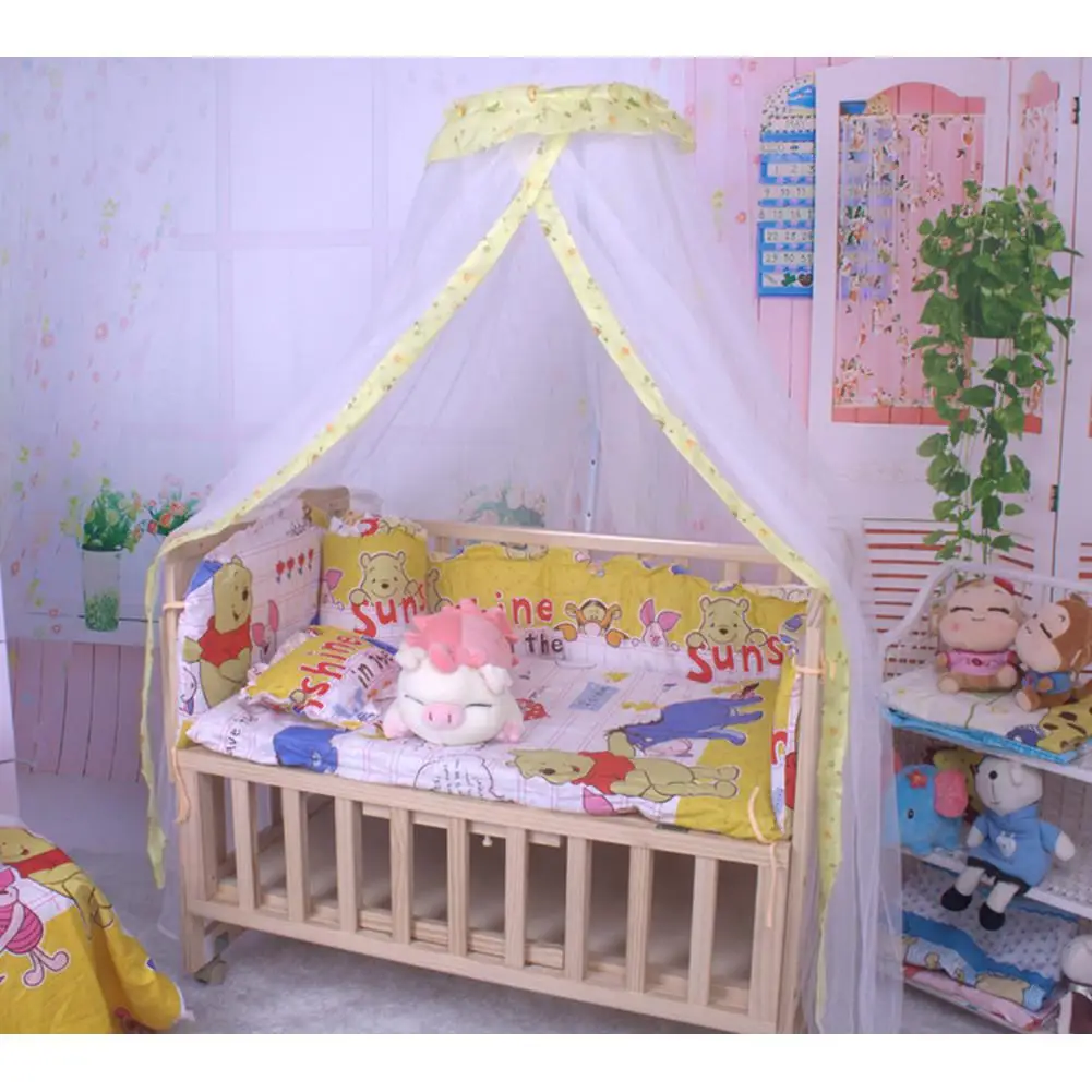 Kidlove 1,7*4,2 м Детская летняя сетка от комаров для детской кроватки для младенцев портативная детская кроватка складной навес защитная сетка без кронштейна