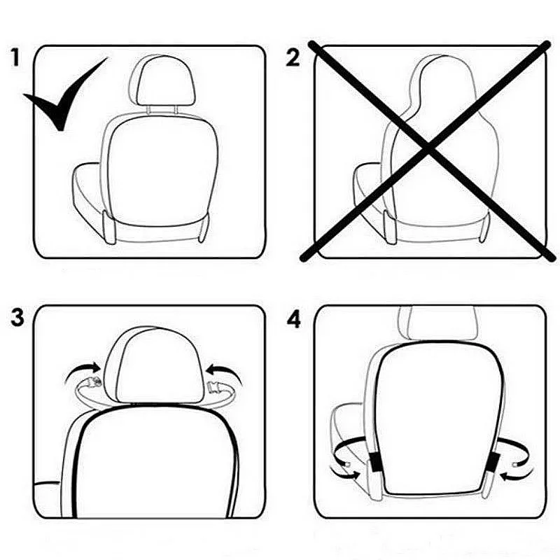 

Car Seat Cover Protector for Kids Baby Kick Mat Mud Clean Dirt Decals Car Auto Seat Kicking From Mud Dirt Automobile Kicking Mat