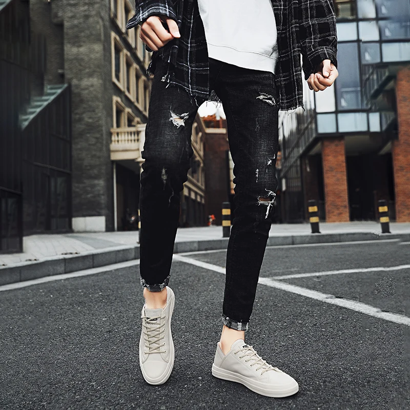 

Genuine Leather Shoes Men outdoor breathable fashion Casual Shoes Summer Men Loafers Slip-on Soft Men's Flats Driving Shoes