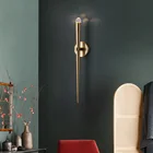 Современная настенная лампа золотого цвета, светодиодный скандинавский интерьерный светильник, роскошное Хрустальное бра для прихожей, кухни, гостиной, спальни, зеркальный декоративный светильник