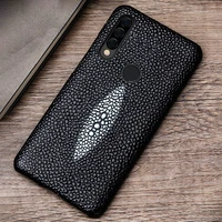 leather phone case for huawei nova 9 8 7 se 5t 5i case for honor 10 20s 30 50 60 pro magic 3 cowhide pearl fish texture cover