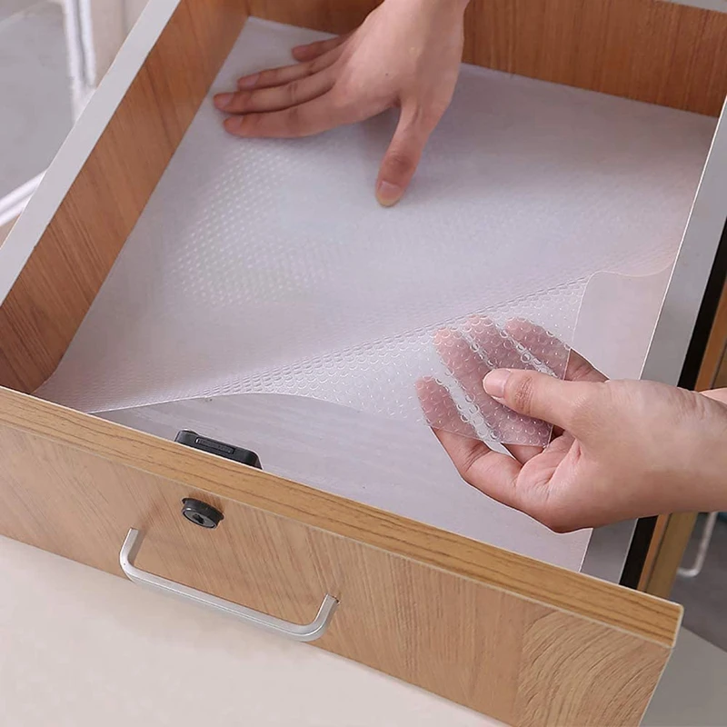 Non Slip Water Poof Shelf Liner Cabinet Durable Mat For Kitchen Drawer 17.7 X 177 Inches Clear | Дом и сад