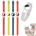 Ошейник с GPS-видоискателем для Apple airtag, ошейник с петлей для защиты от потери, силиконовый защитный чехол для домашних животных, для airtag, локатор, трекер