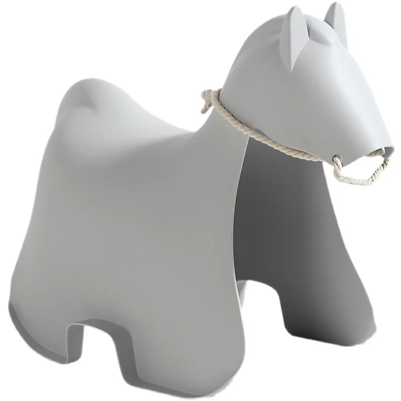 Modern Simple Plastic Baby Thickened Pony Chair Children's Stool |