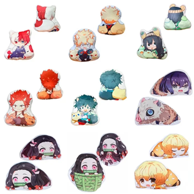 19 Style 40-45cm Anime Double-sided Pillow Green Valley Hakubakuho Tanjirou Nidouzi Itachi Cute Expression | Игрушки и хобби
