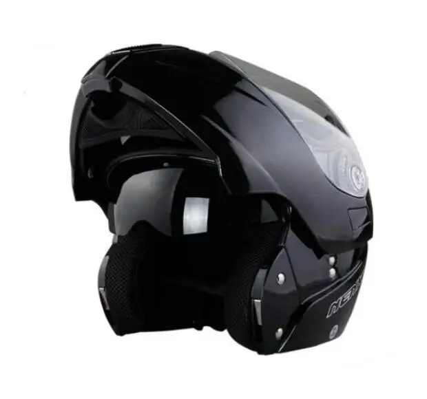 Новинка мотоциклетный шлем NENKI с черным интерьером солнцезащитный козырек