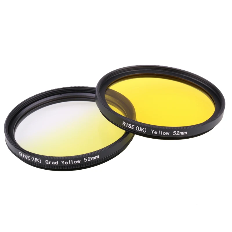 

Camera Filter 52mm Full Yellow Gradual Yellow Lens Filter for Nikon D3100 D3200 D5100 SLR Camera Lens