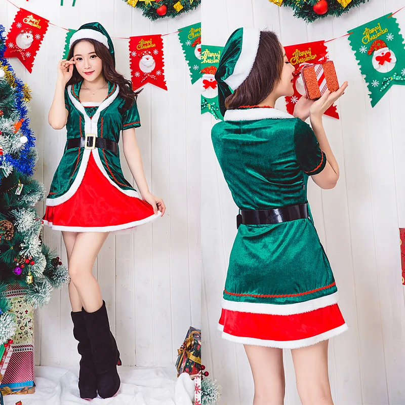 

Fake Two Christmas Christmas Eve Bar Performance Costume