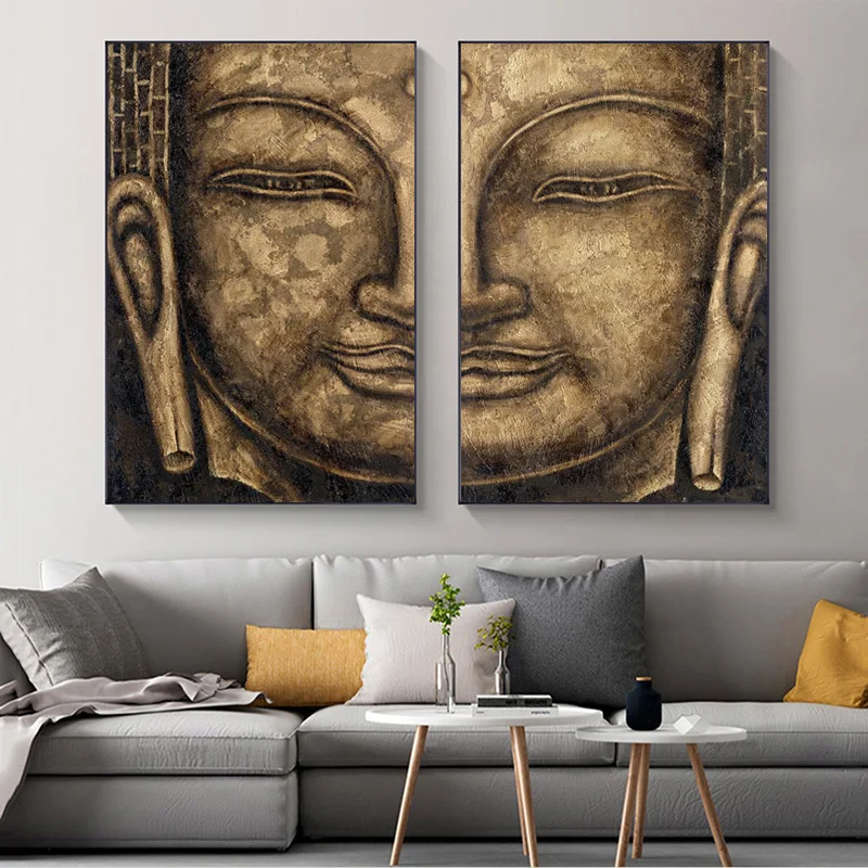 Бог Будды Wall Art печать на холсте Современные настенные картины религиозных