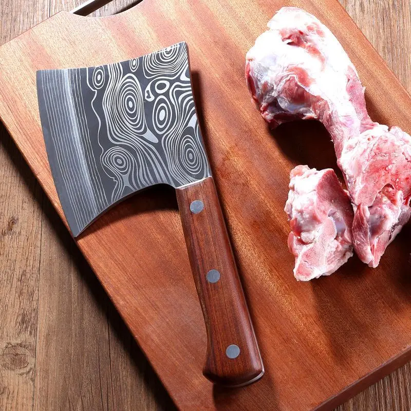 Нож для резки стальные китайские кухонные ножи инструмент овощей курицы рыбы