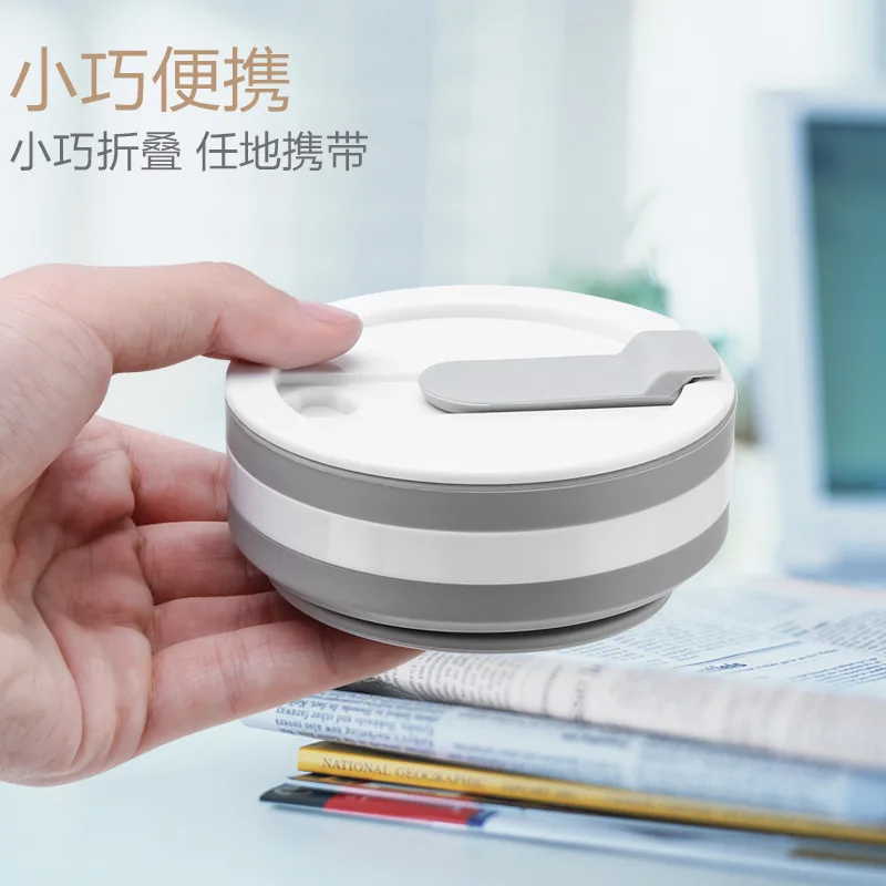 Кружка для кофе 350 мл складная силиконовая дорожная чашка кружка воды без БФА