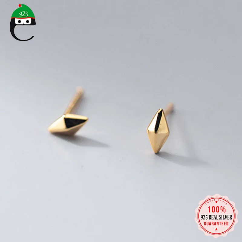 

Серьги-гвоздики ElfoPlataSi из настоящего серебра 925 пробы, минималистичные мини-геометрические серьги для девочек-подростков, подруг, детей, жен...