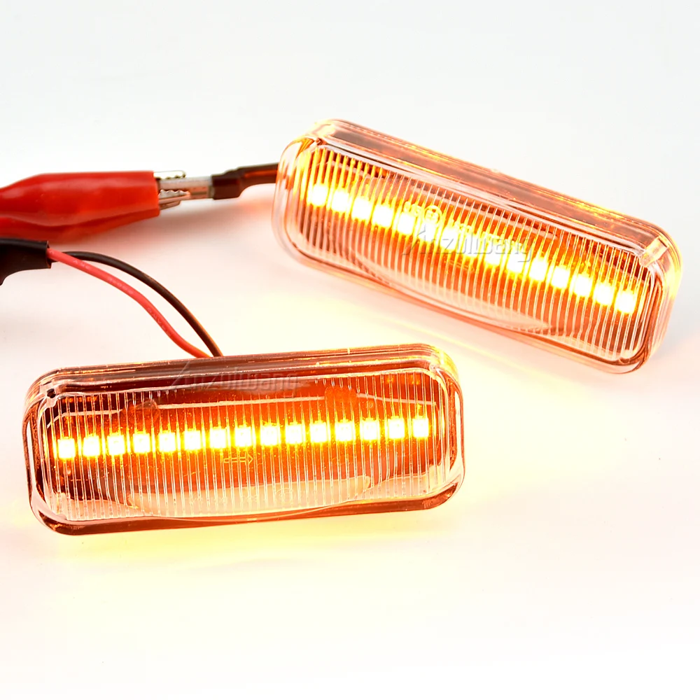 2pcs Dynamic LED Car Side Marker Lights Repeater Signal Lights For Opel Omega B Stufenheck Caravan 1994-2003
2pcs Dynamic LED Car Side Marker Lights Repeater Signal Lights For Opel Omega B Stufenheck Caravan 1994-2003