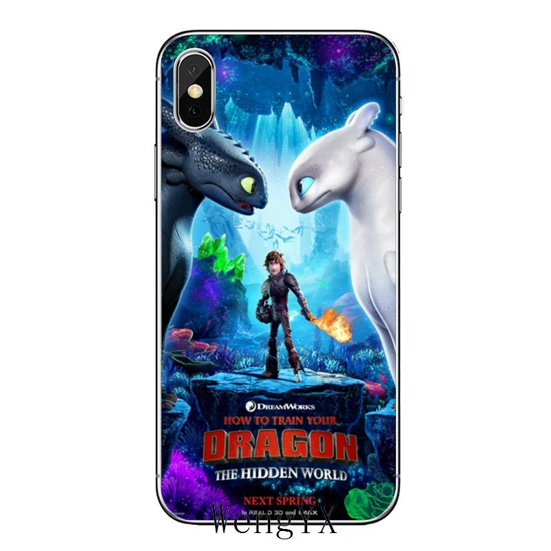 Как приручить дракона 3 Беззубик свет яура для iPhone 11 pro XR X XS Max 8 7 6s plus SE 5s 5c iPod Touch 5 6 Чехол - Цвет: Light-Fury-A-13