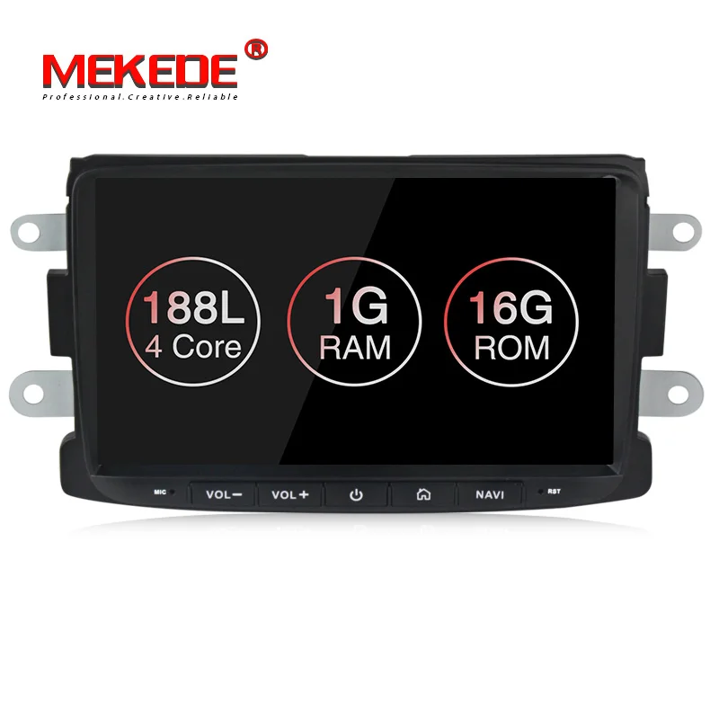 16G 8 дюймов Android 9,0 автомобильный DVD мультимедийный плеер для Dacia/Sandero/Duster/Renault/Captur/Lada/Xray 2/Logan Поддержка wifi Bluetooth - Цвет: 16G