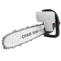 upgrade 11 5inch electric chainsaw bracket adjustable universal m10m14m16 chain saw part angle grinder into chain saw