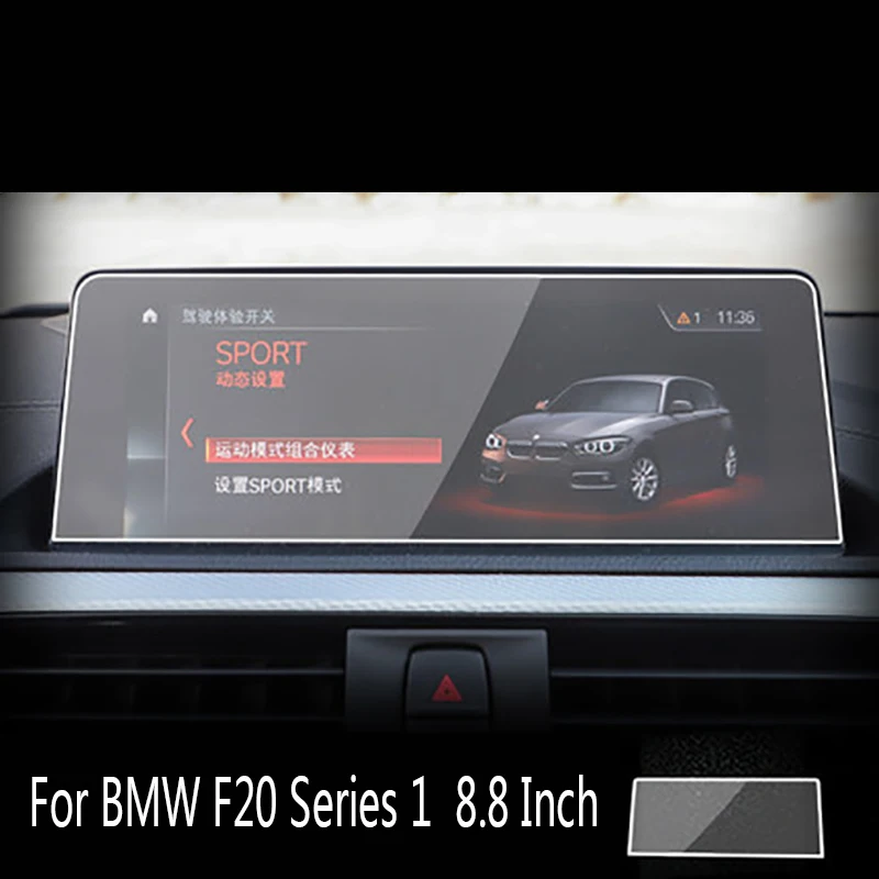 

For BMW F20 Series 1 2012-2018 Car GPS Navigation Protective Film LCD Screen Tempered Glass Screen Protector Refit Anti-scratch