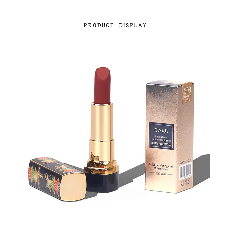 

Matte Lipstick Set For Dark Skin Waterproof Non-stick Cup Long-lasting Easy To Color Lipstick Kit