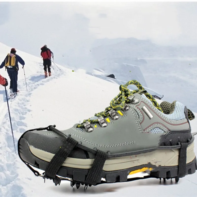 Уличные скобы из марганцевой стали 18 зубьев Нескользящие бахилы снежные когти